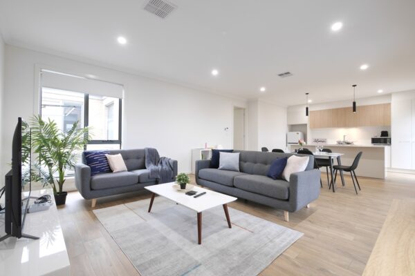 Living Room With 50 Inch TV Perfect For Family Night In - Woodville North